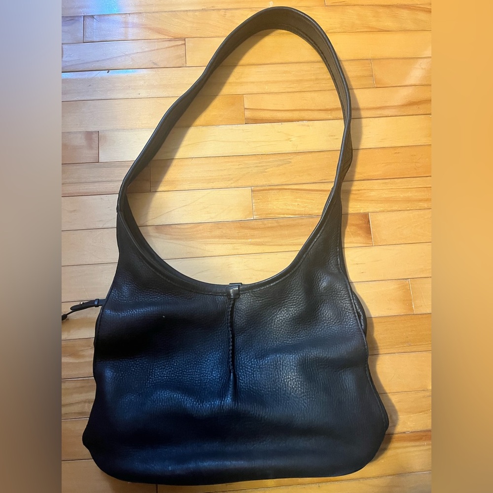 UGG Black Leather Shoulder Bag - Picture 2 of 8
